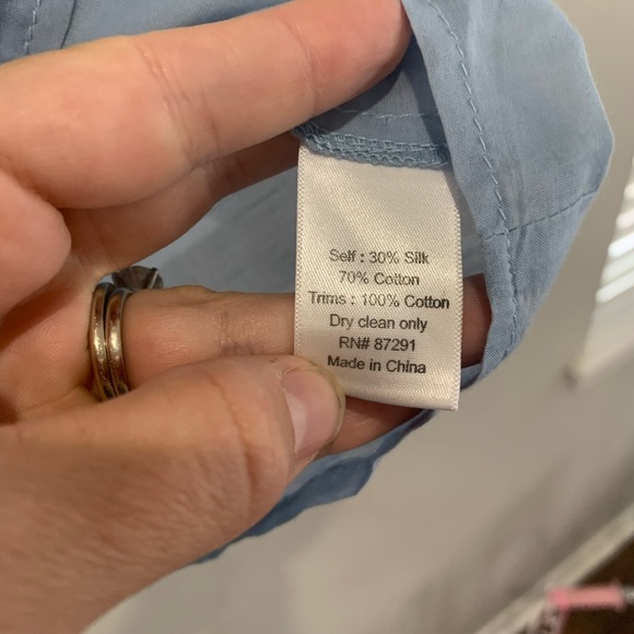 Johnny Was Love and Liberty Silk Blend Top - Picture 4 of 4